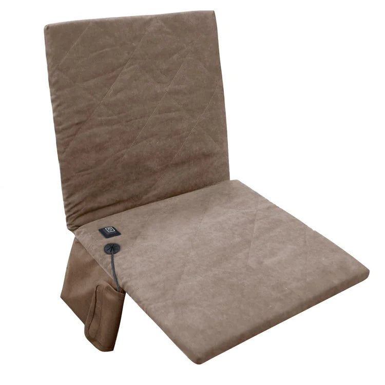 Portable Heated Camping Mat with Backrest for Winter