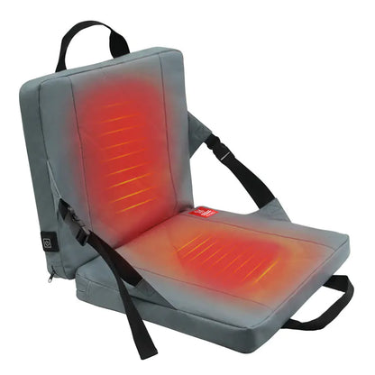 Portable Heated Camping Seat Cushion with Backrest