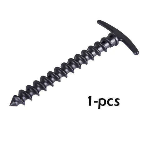 Spiral Plastic Ground Nails for Camping Tent Accessories