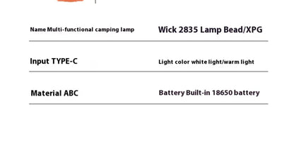 Retractable Folding Camping Lantern